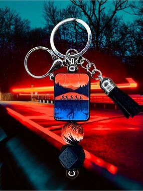 Stranger Things Gang from the Upside Down Keychain